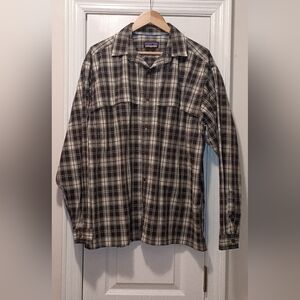 Patagonia Worn Work Island Hopper II Black Gray Men's Large